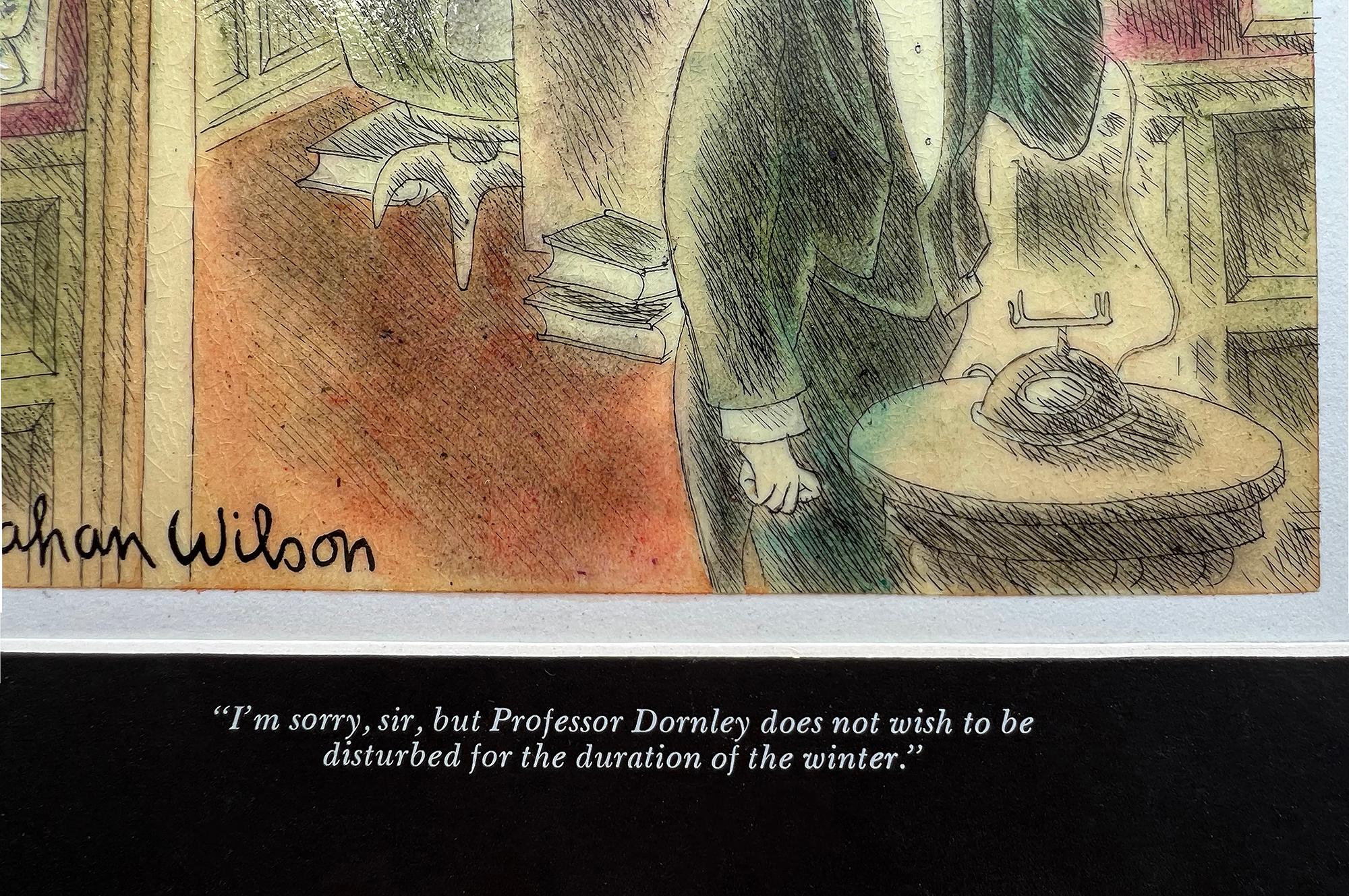 Gahan Wilson was the Master of the macabre, and most of his work is associated with Charles Addams.  The beauty of a Gahan Wilson is that is a payoff punchline.  The payoff can be visually delivered or can be the result of reading his caption.  This