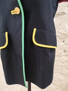 Gai Mattiolo blue short sleeves blazer