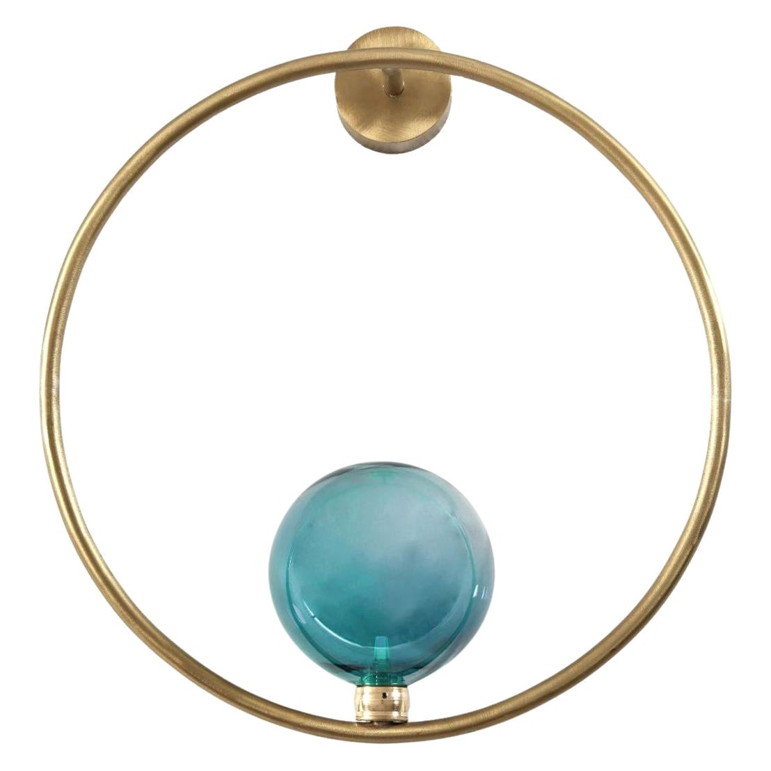 Gaia Blue Sconce by Emilie Lemardeley For Sale