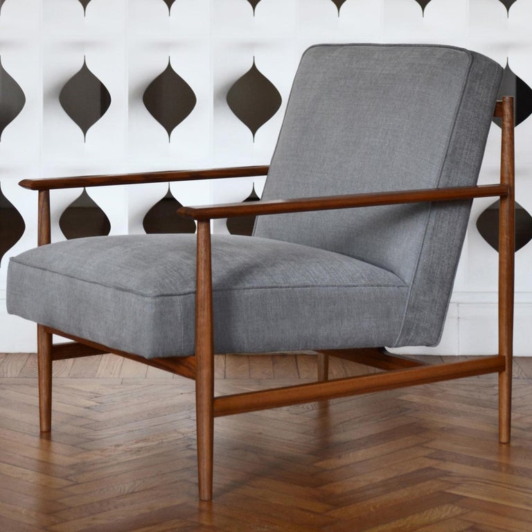 Gaia Grey Armchair For Sale at 1stDibs