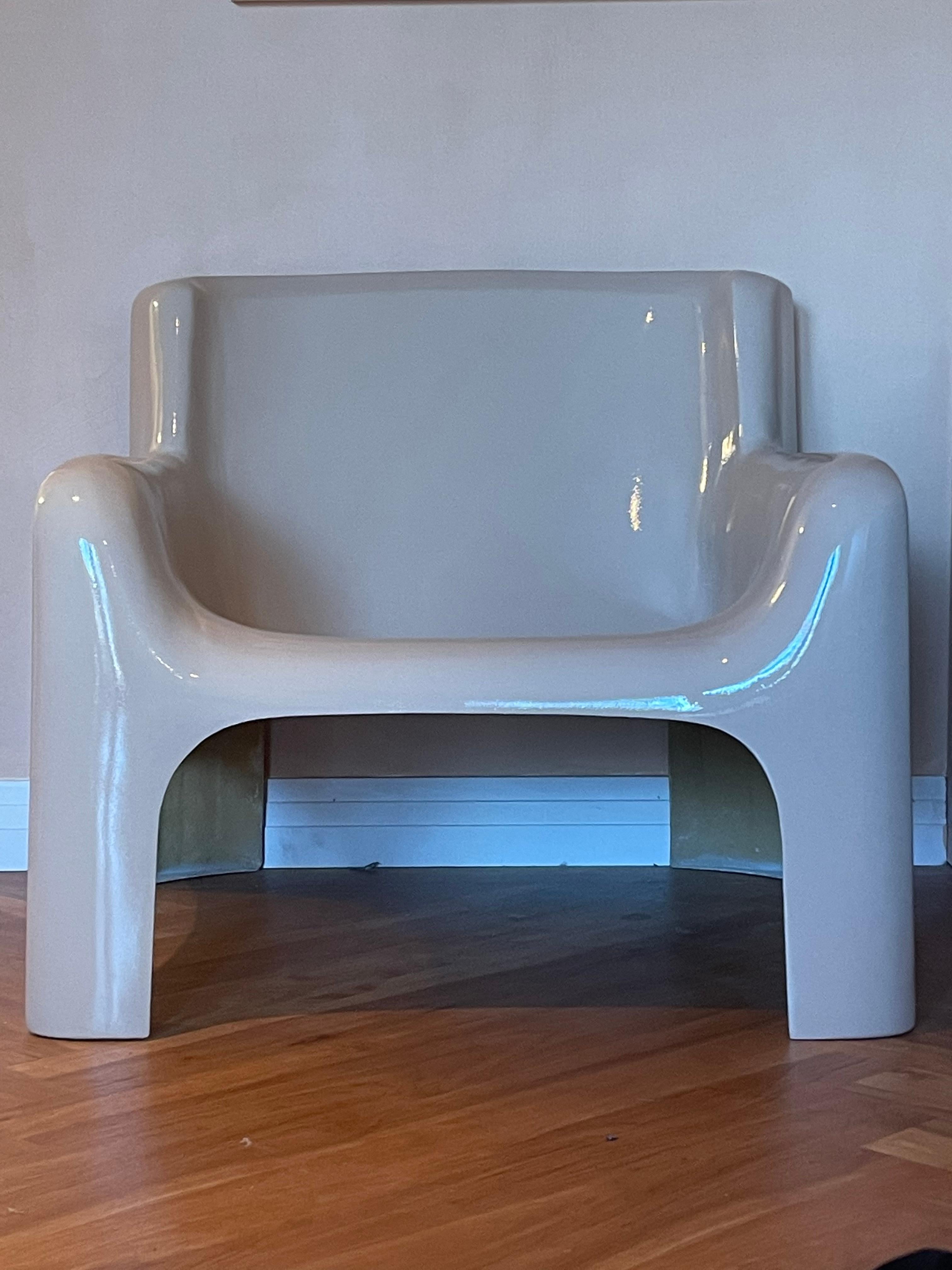 Italian Gaia Lounge Chair, Carlo Bartoli for Arflex, 1967