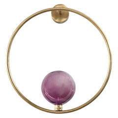 Gaia Purple Sconce by Emilie Lemardeley