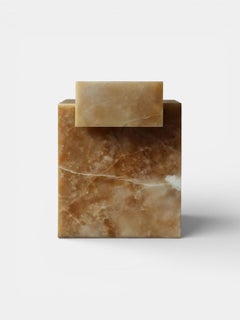 GAIA Beistelltisch -  Honig Onyx