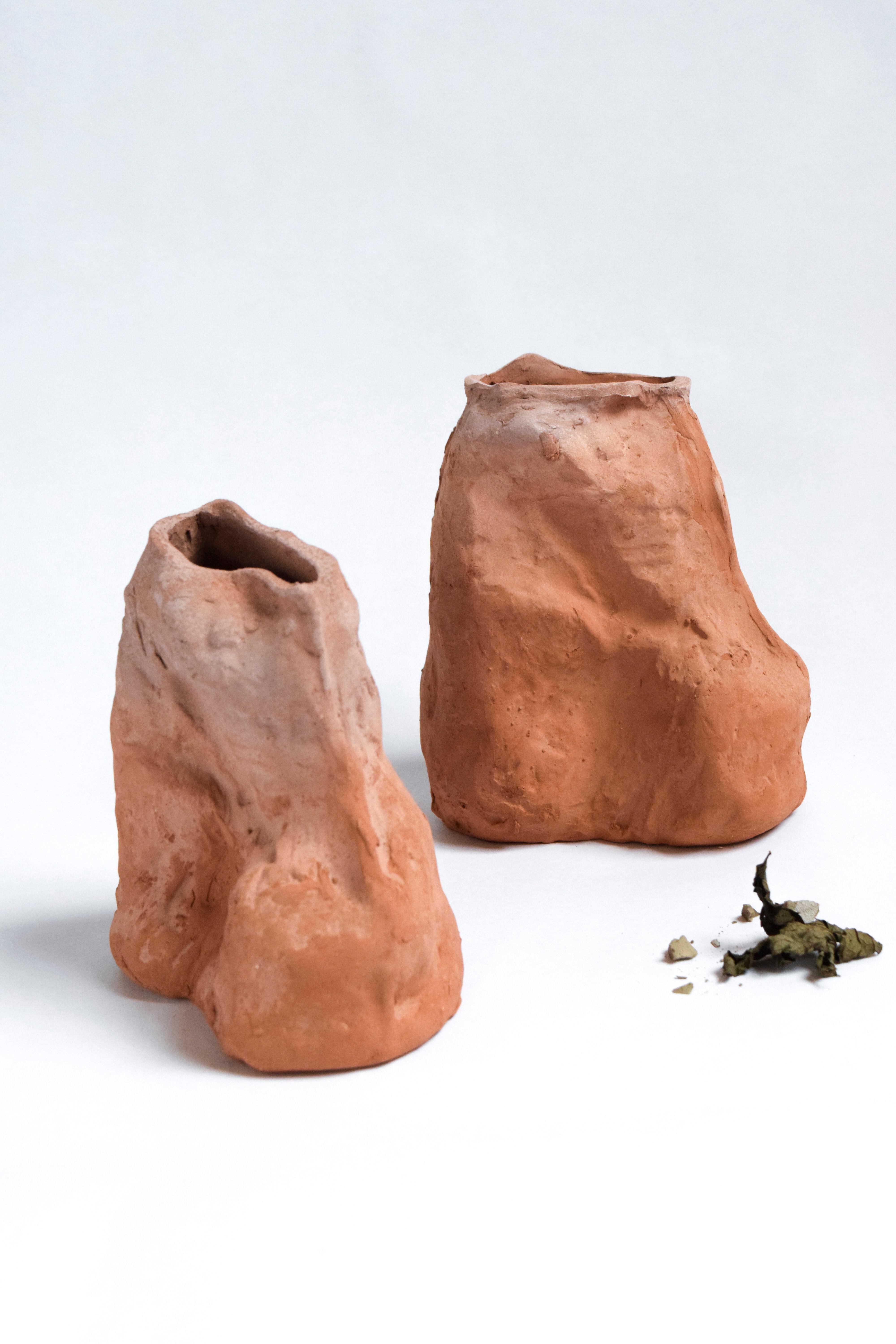 Français Gaïamorphisme, Vase organique unique, Aurore en vente