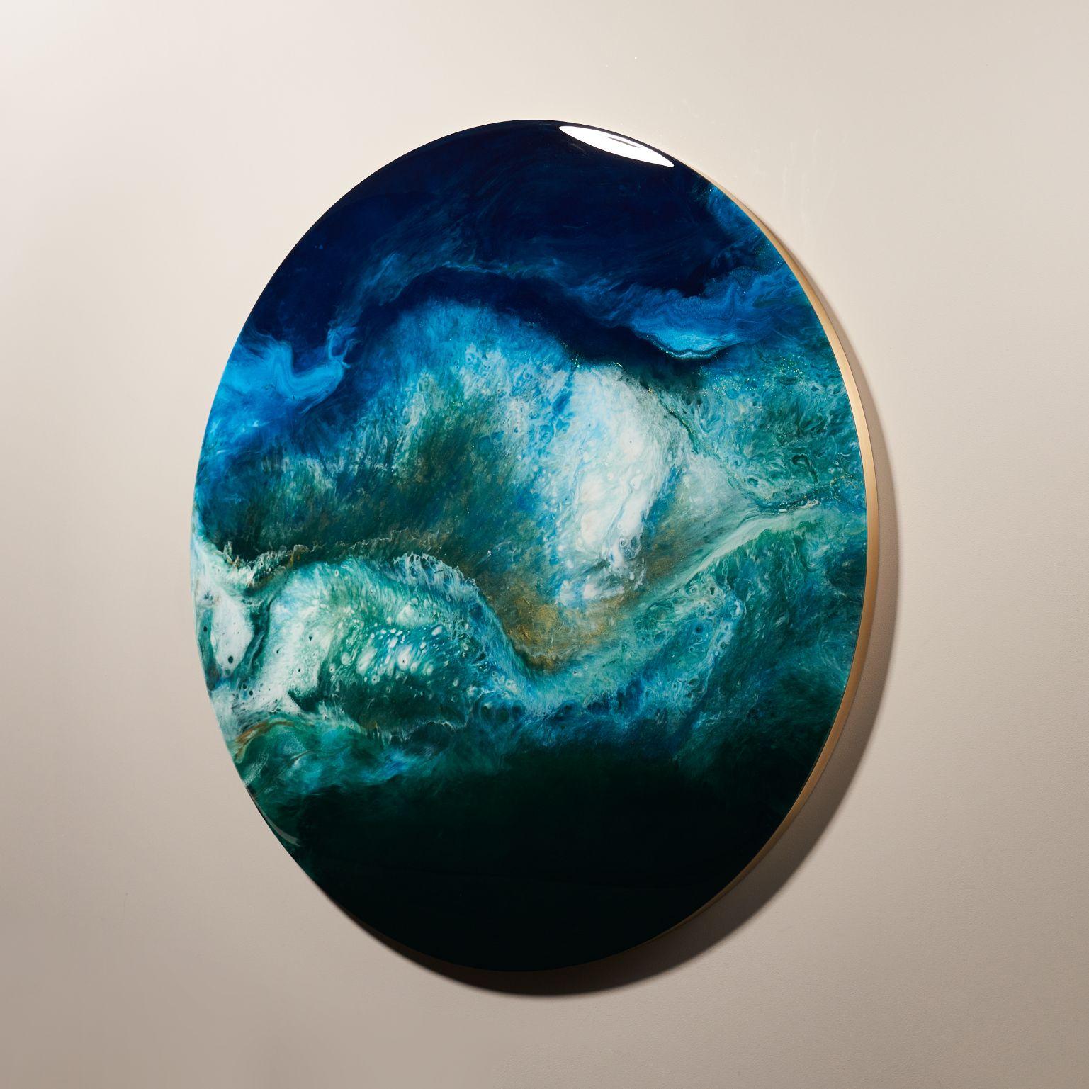 Gaia's Iris Concept Minimalistic Round by Corine Vanvoorbergen In New Condition In Geneve, CH
