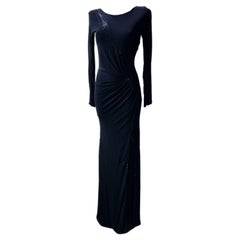 Gaii Mattiolo long black dress