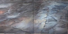 Sedona River Rainstorm / museum quality oil painting on linen