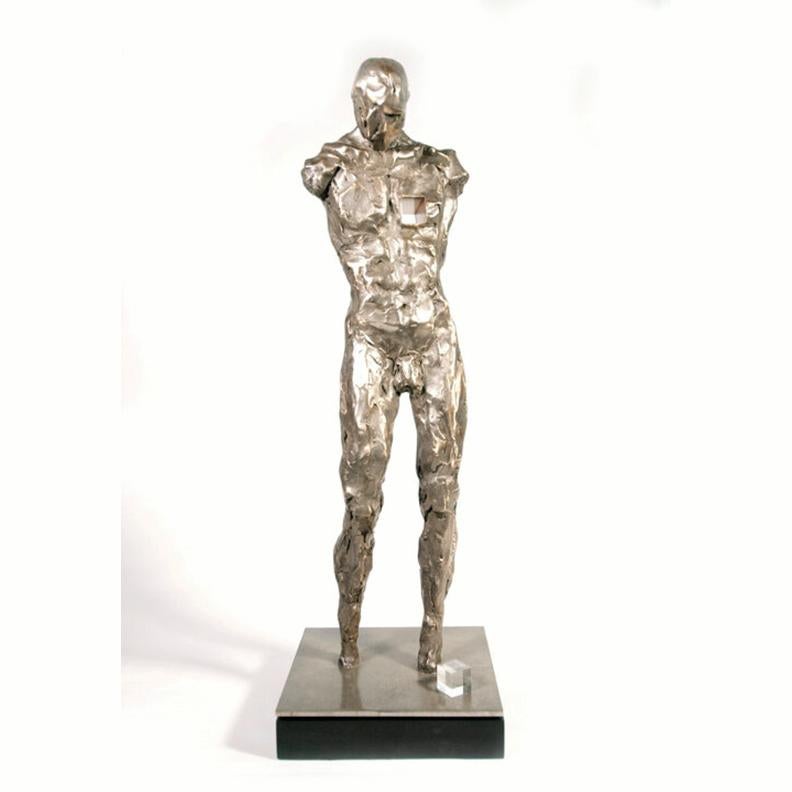 Gail Folwell Figurative Sculpture - Handle with Care 3/9