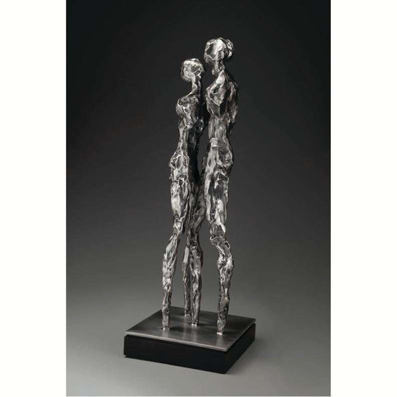 Gail Folwell Figurative Sculpture - Heat (man/woman) 6/9