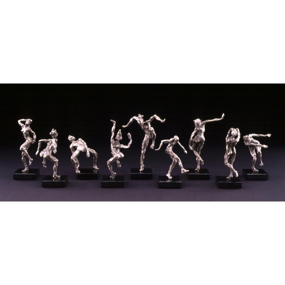 Humans - Set of 9 - Sculpture by Gail Folwell