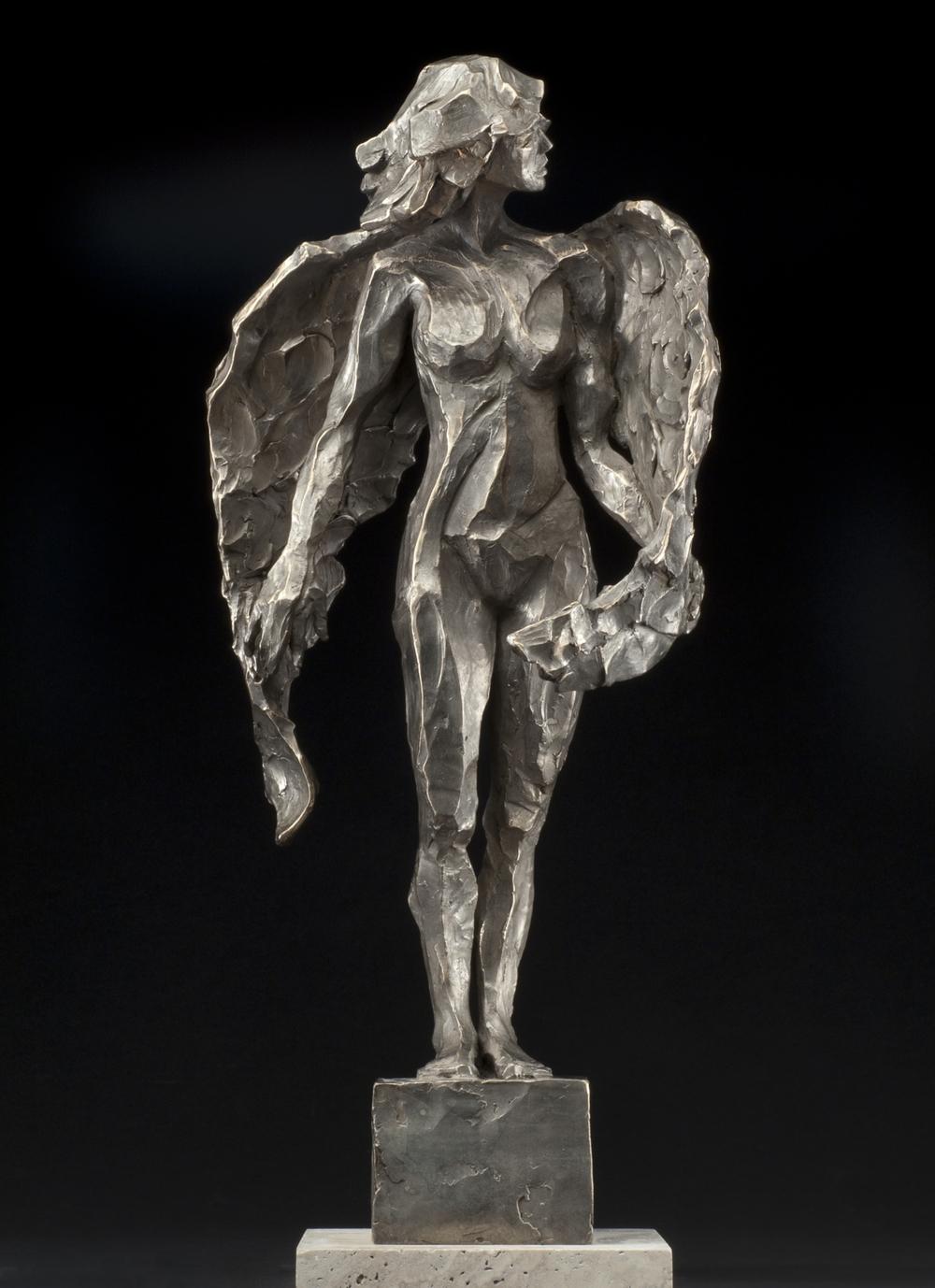 Gail Folwell Figurative Sculpture - Mountain Angel 9/9