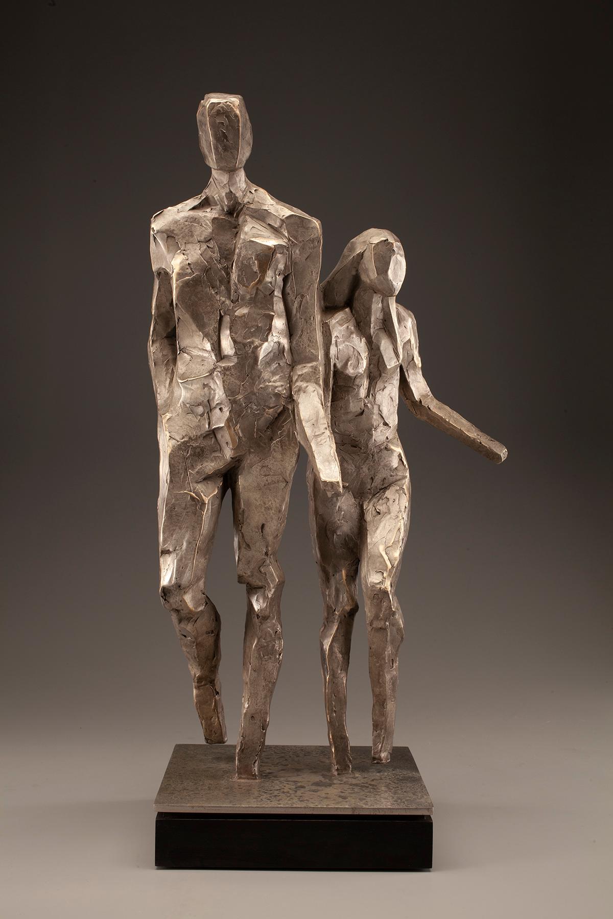 Sibs 2/9 - Sculpture by Gail Folwell