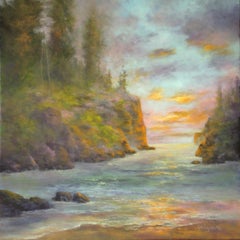 Interludio crepuscolare, Pittura a olio