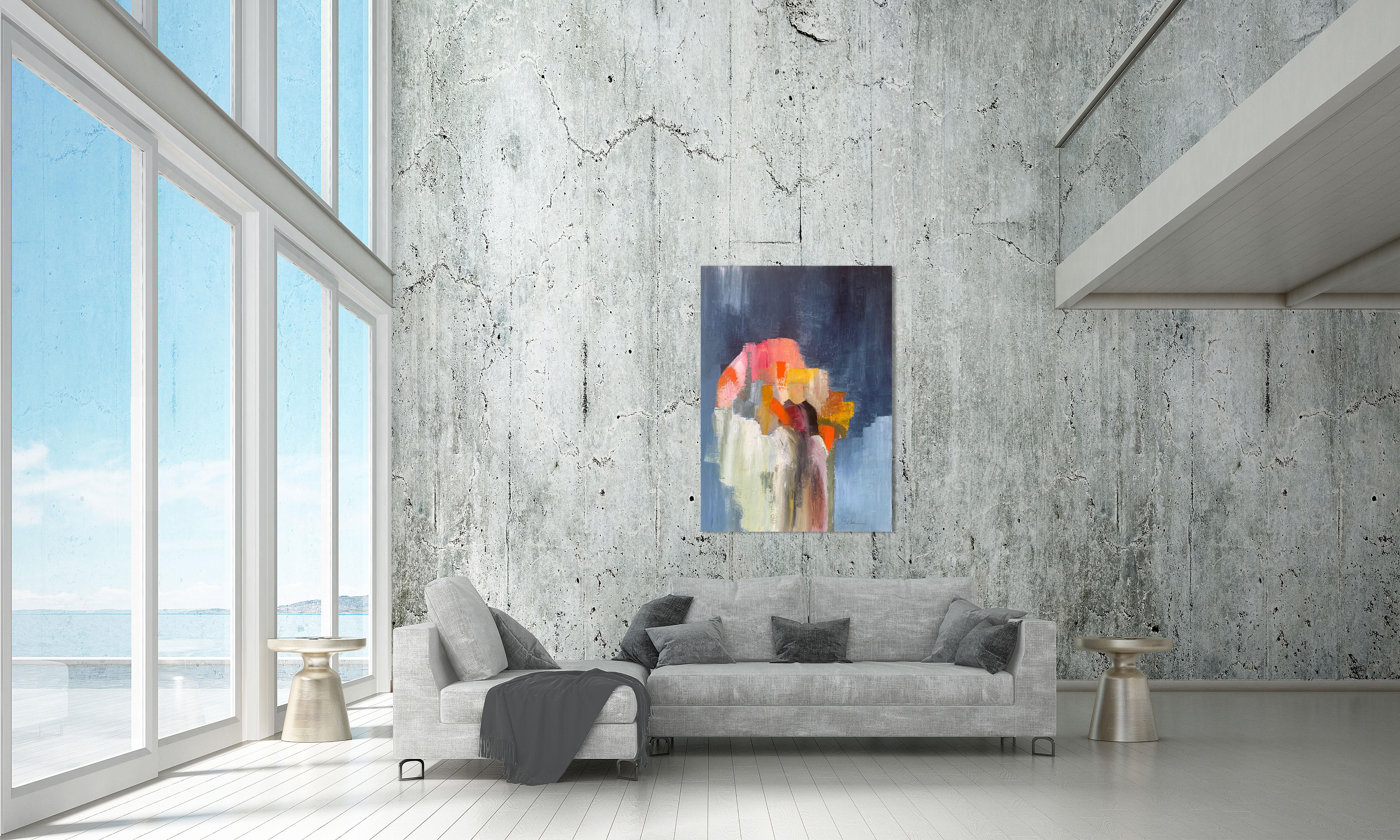 'day dream' large Original Abstract Contemporary Acrylic On Canvas  36