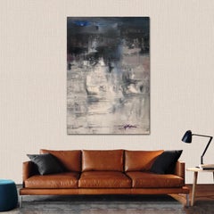 "Light & Dark" acrylic on canvas by Gail 40" x 30"