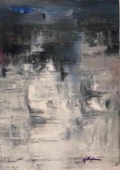 "Light & Dark" acrylic on canvas by Gail 40" x 30"