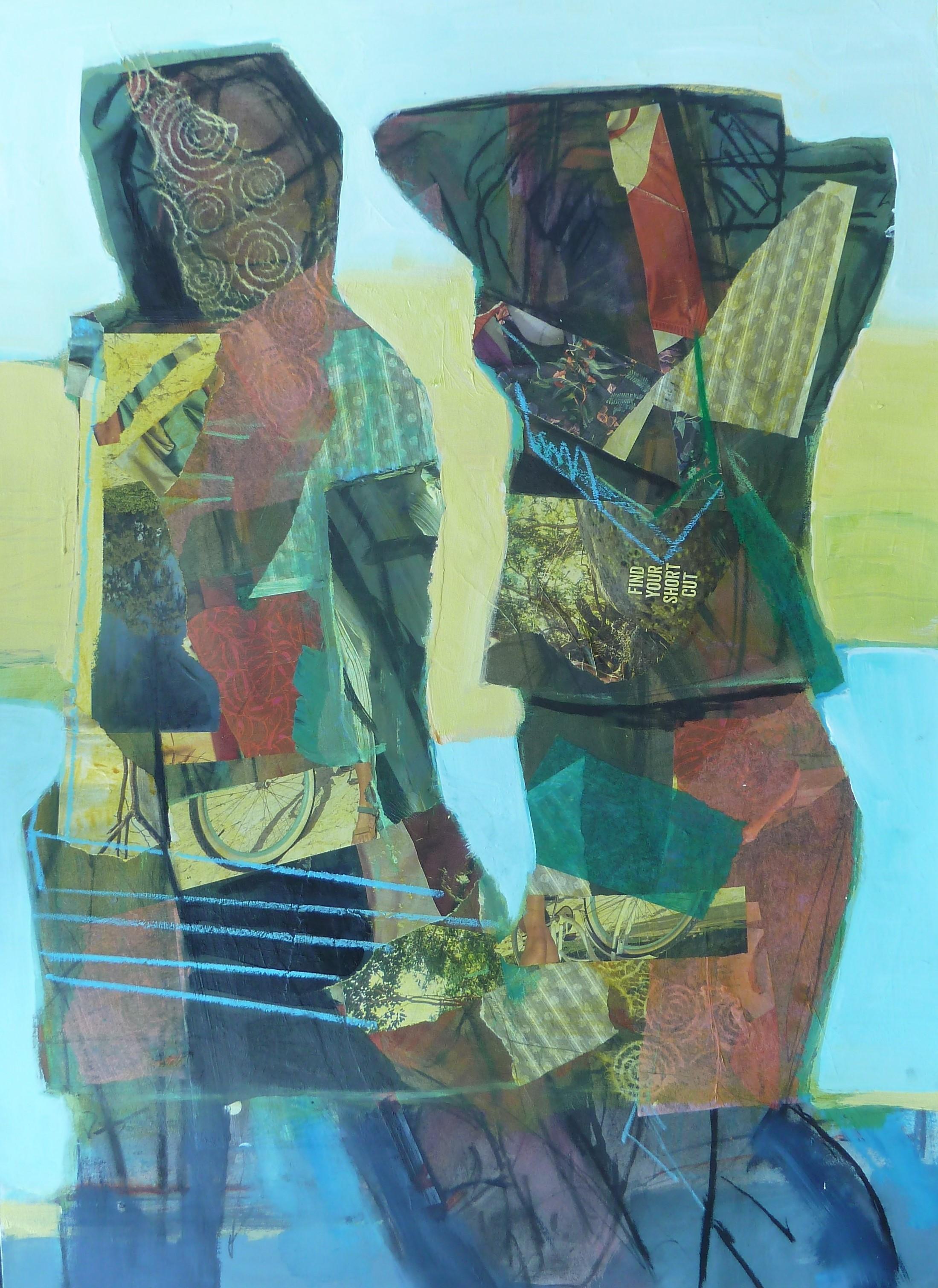Urban Girls, Abstract Painting