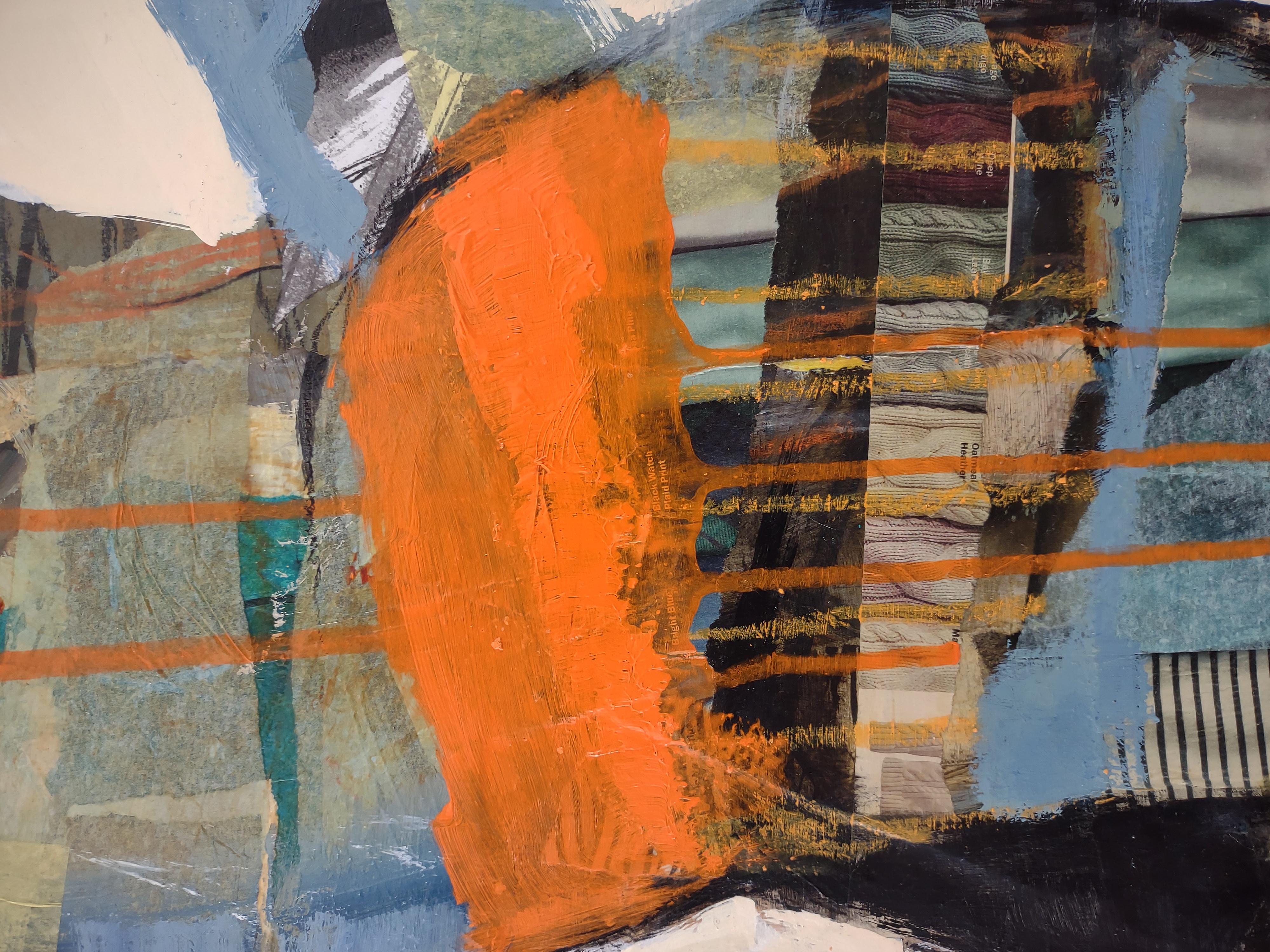Collage Figura #3, Pittura astratta in vendita 1
