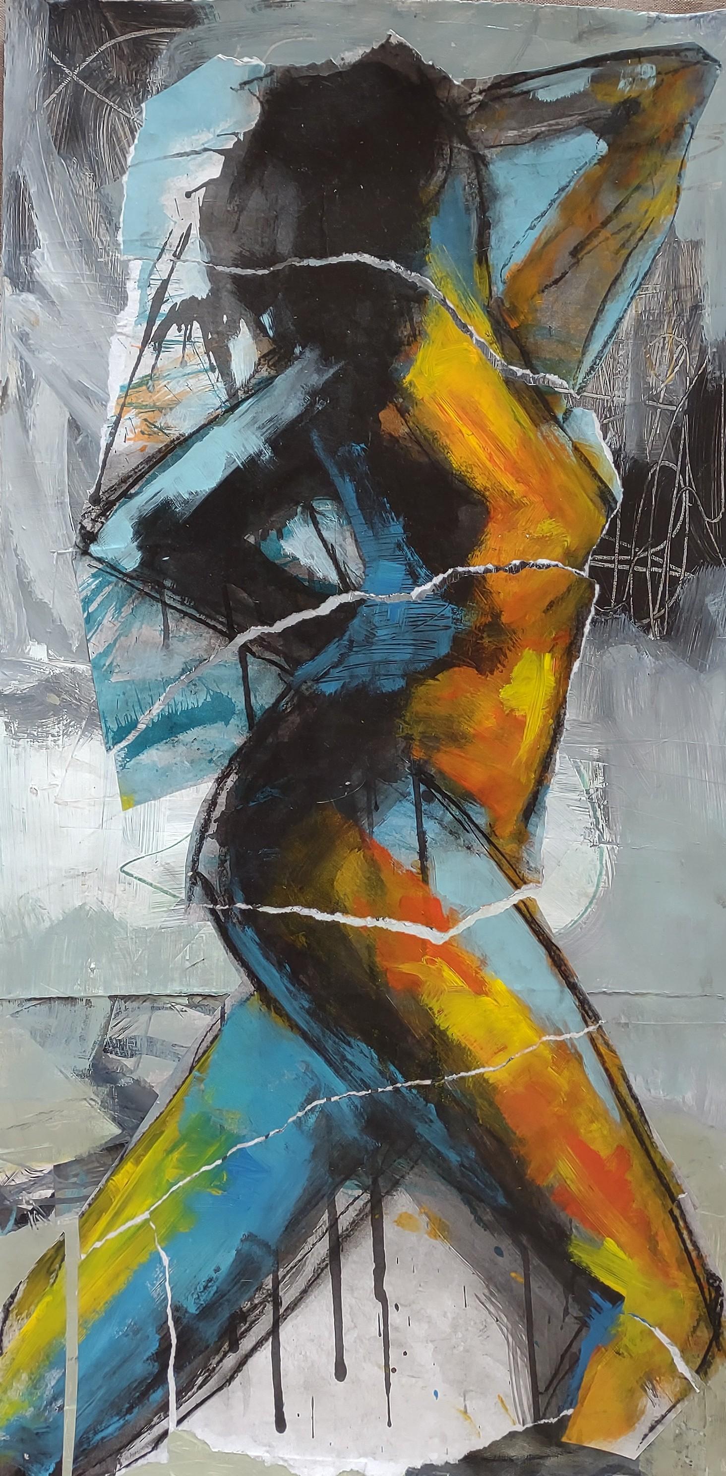 Frammentato, Pittura originale - Mixed Media Art di Gail Ragains