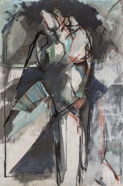 La danseuse n°3, peinture abstraite