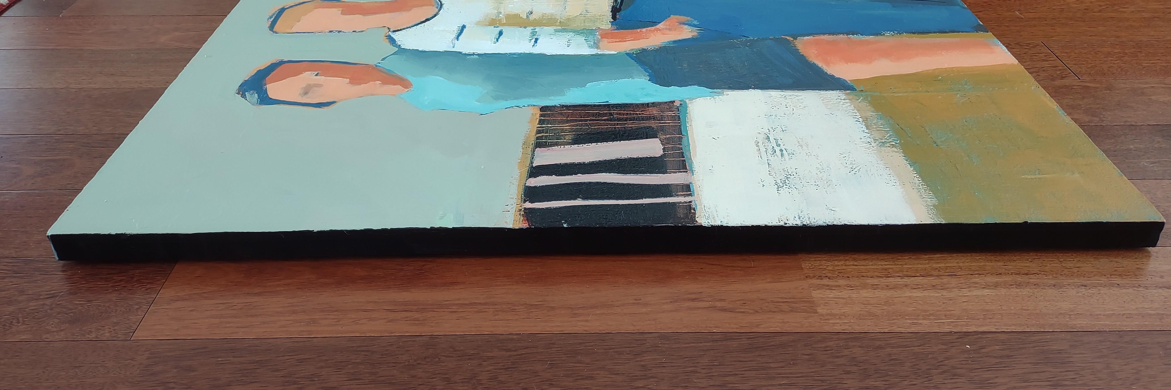 Paar, Originalgemälde – Painting von Gail Ragains