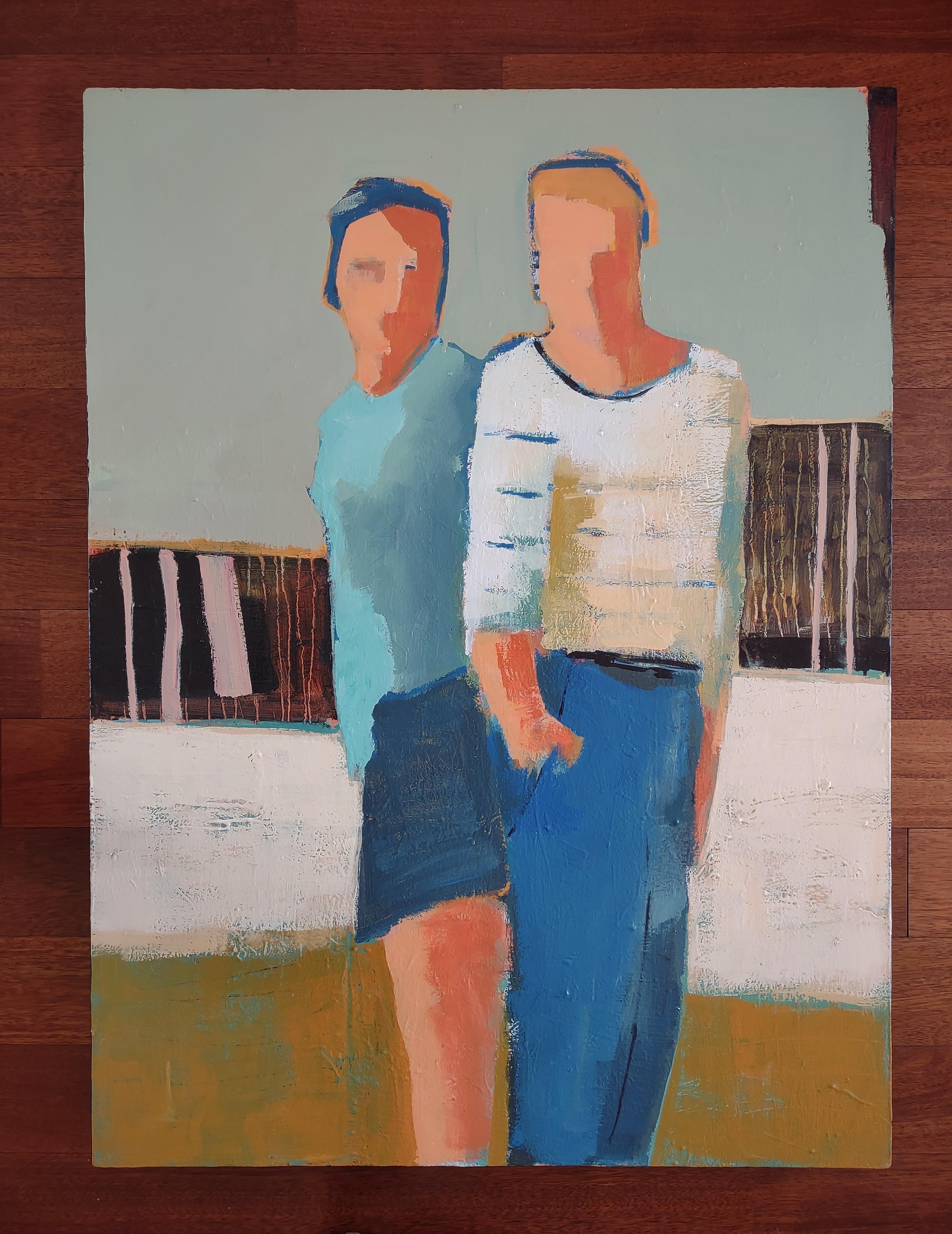 Paar, Originalgemälde (Zeitgenössisch), Painting, von Gail Ragains