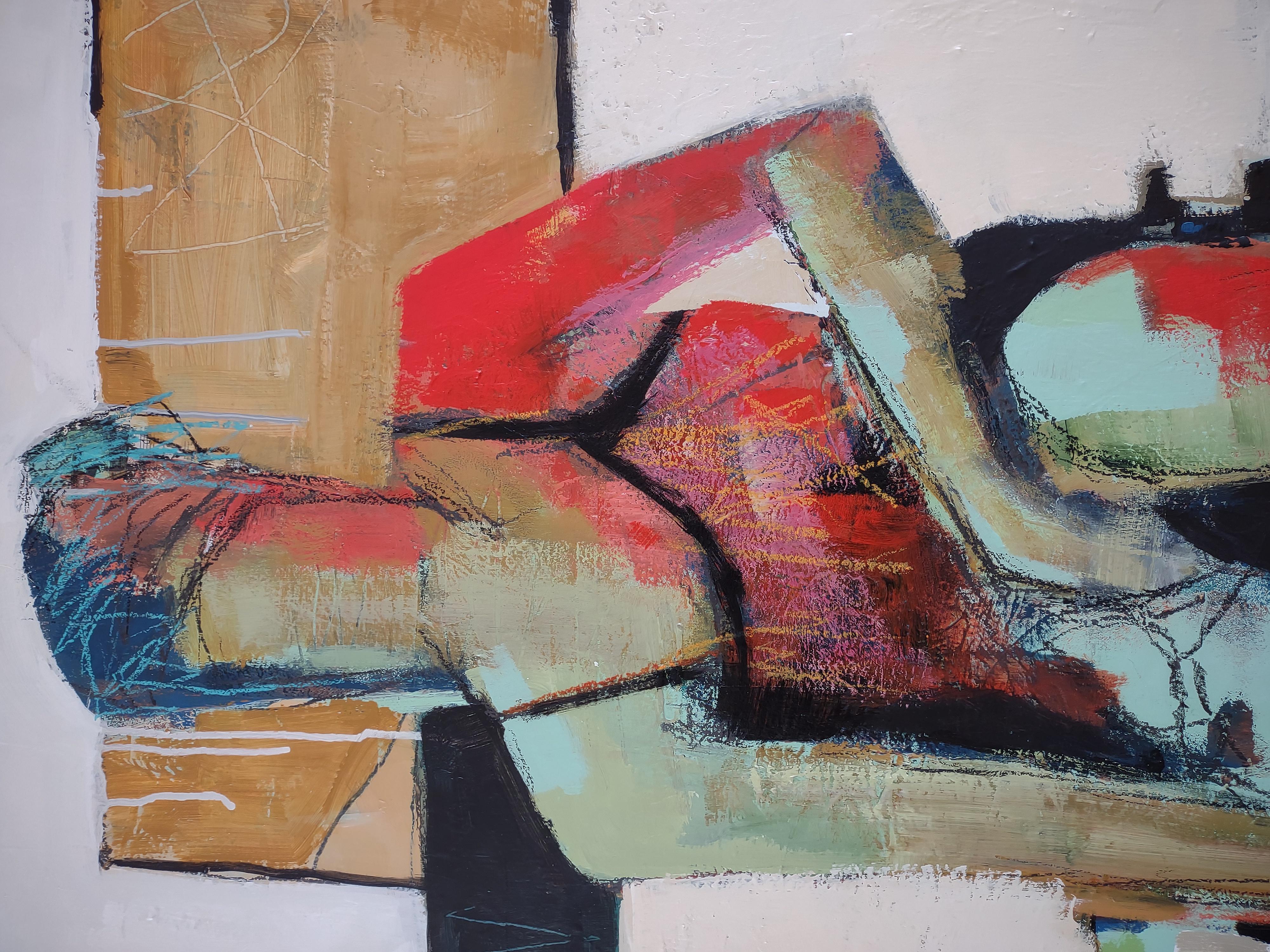 Figure in Landscape, Original Painting For Sale 1