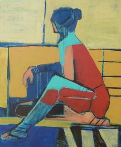 Looking Out, Abstract Painting