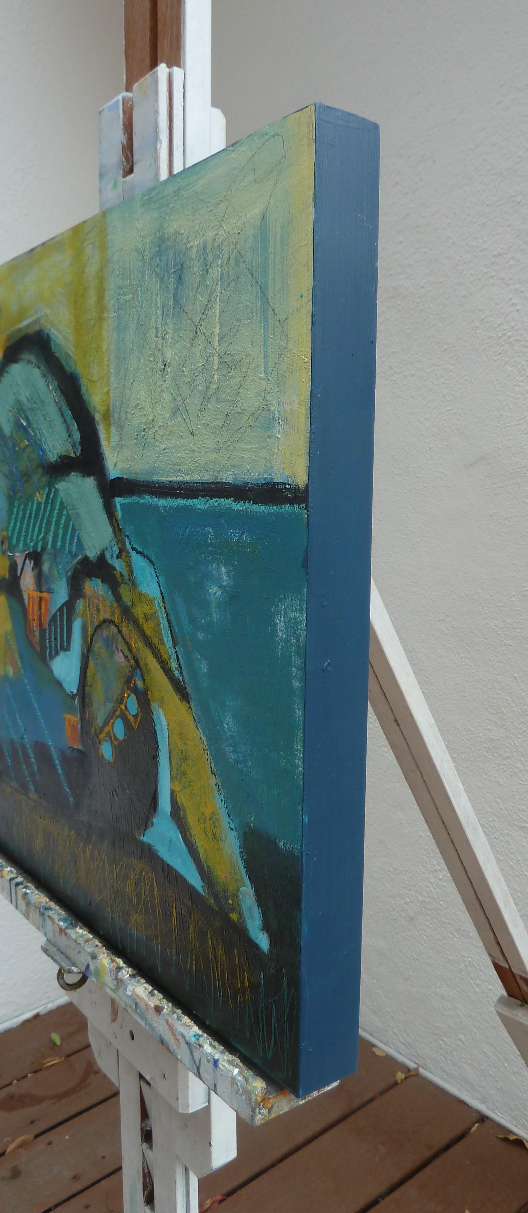 Figura reclinata, Pittura astratta - Painting di Gail Ragains