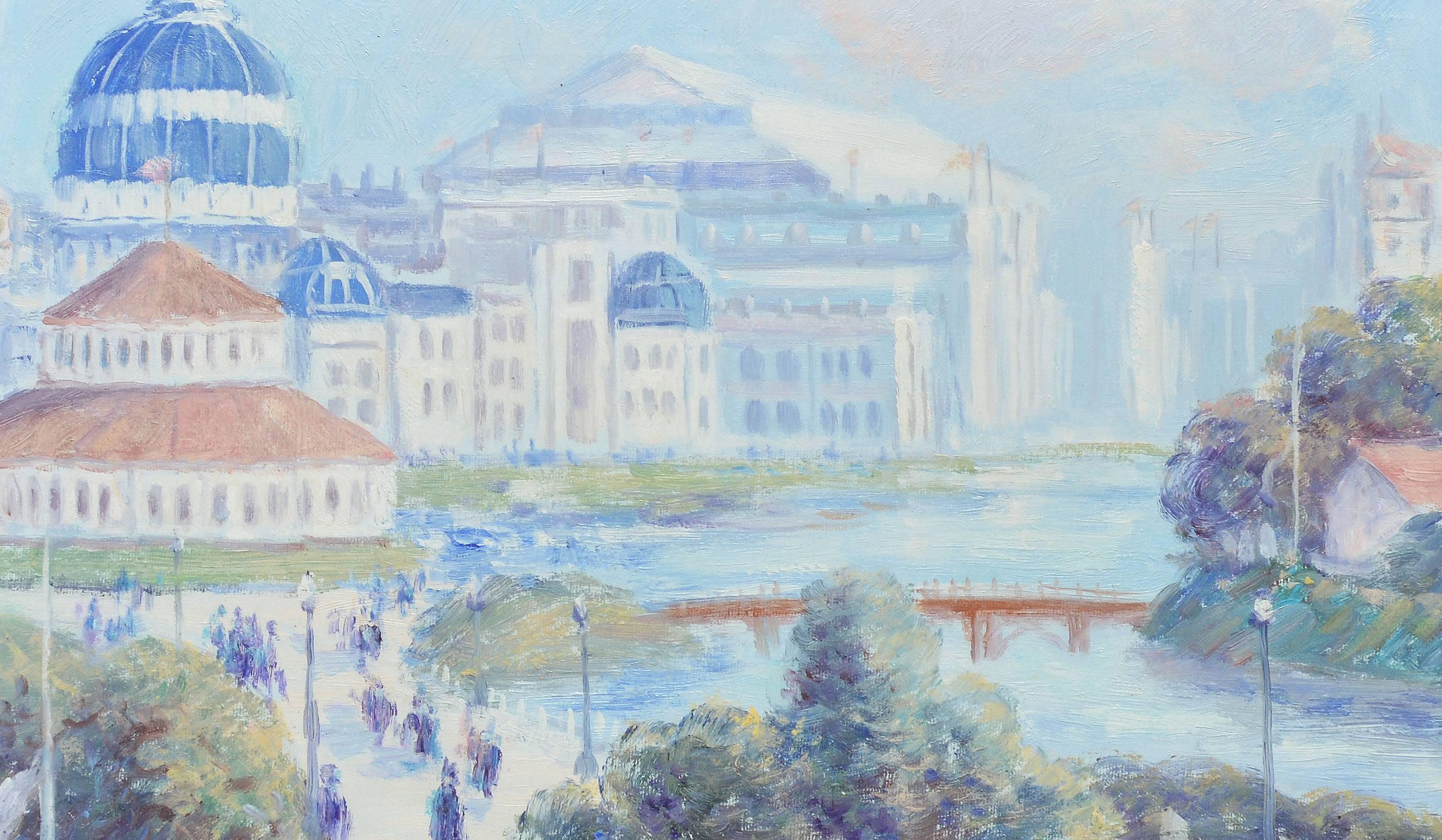 Impressionist View of a City by Gail Sherman Corbett 2