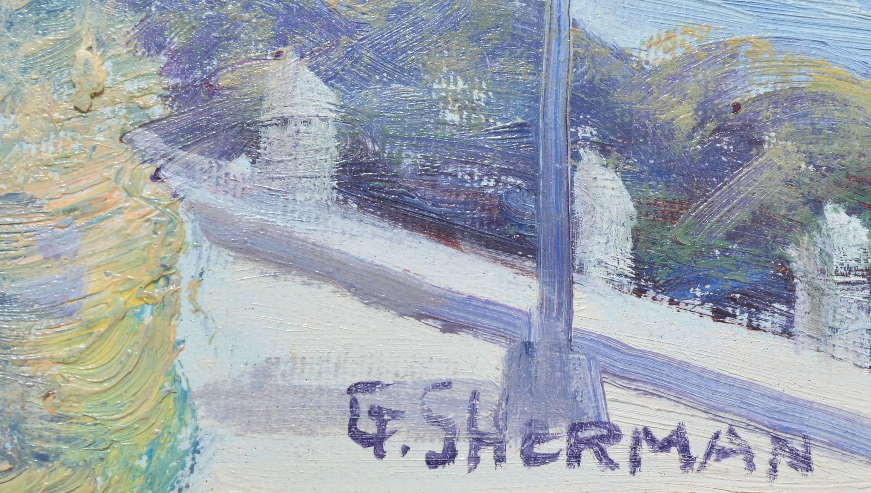 Impressionist View of a City by Gail Sherman Corbett 3