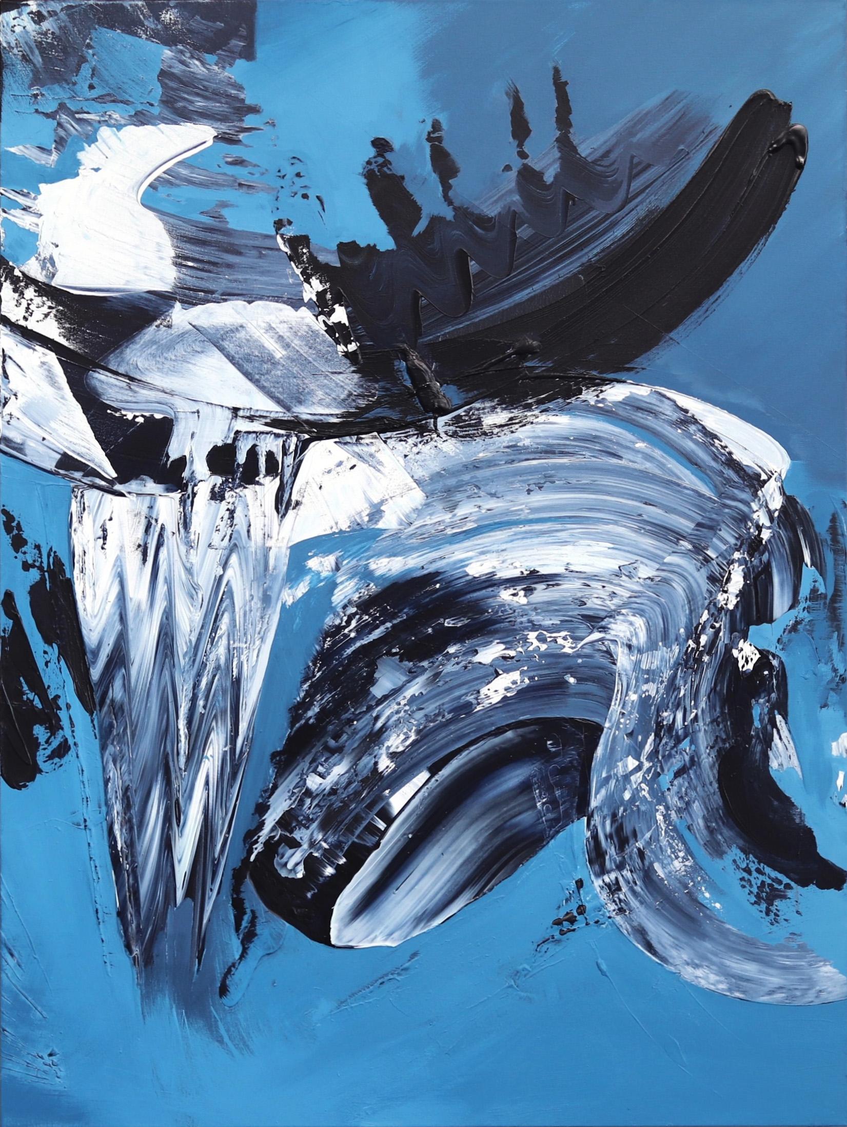 Die Künstlerin Gail Titus aus Arizona malt lebhafte abstrakte Kompositionen in Acryl auf Leinwand, bei denen der Schwerpunkt auf Textur und Farbe liegt. Die geometrischen Flächen ihrer Kunstwerke und die Textur ihrer Bewegungen sind kühn schraffiert