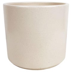 Jardinière Gainey Ceramics AC-10 à glaçure beige mate mouchetée