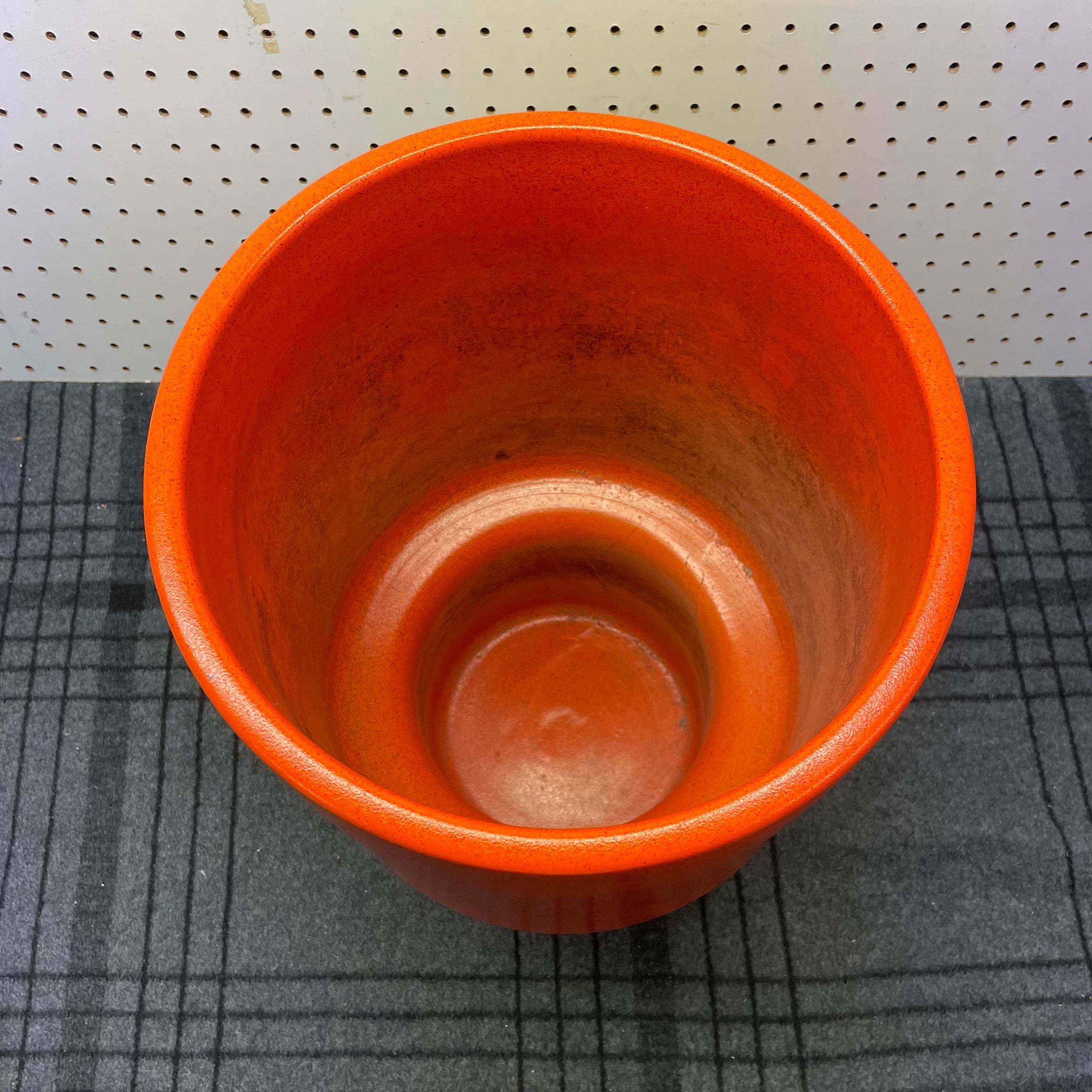 Gainey P-12 Chalice Planter California Pottery Original, Orange In Good Condition In Media, PA