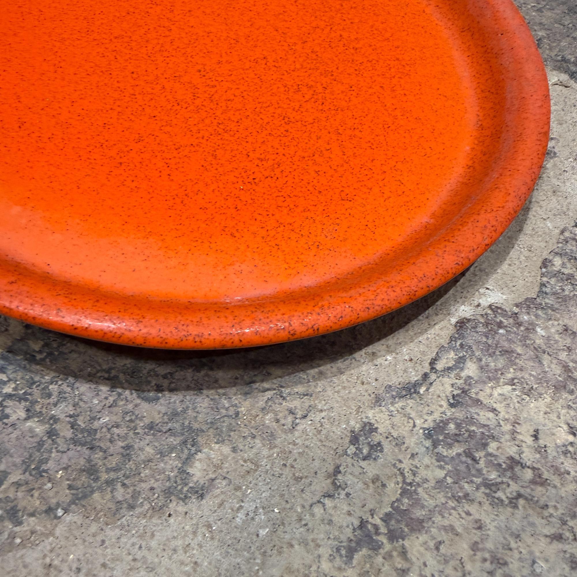 Gainey Pottery Orange Platte für Pflanzer Mitte des Jahrhunderts Modern #2 im Zustand „Gut“ im Angebot in Chula Vista, CA