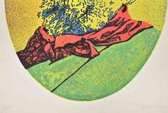 Portrait of Garibaldi - Screen Print by GianGiacomo Spadari - 1982