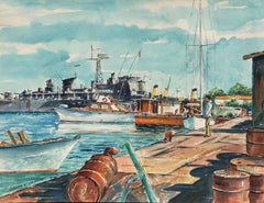 'Papeete Waterfront, Tahiti' by Gainor W. Jackson