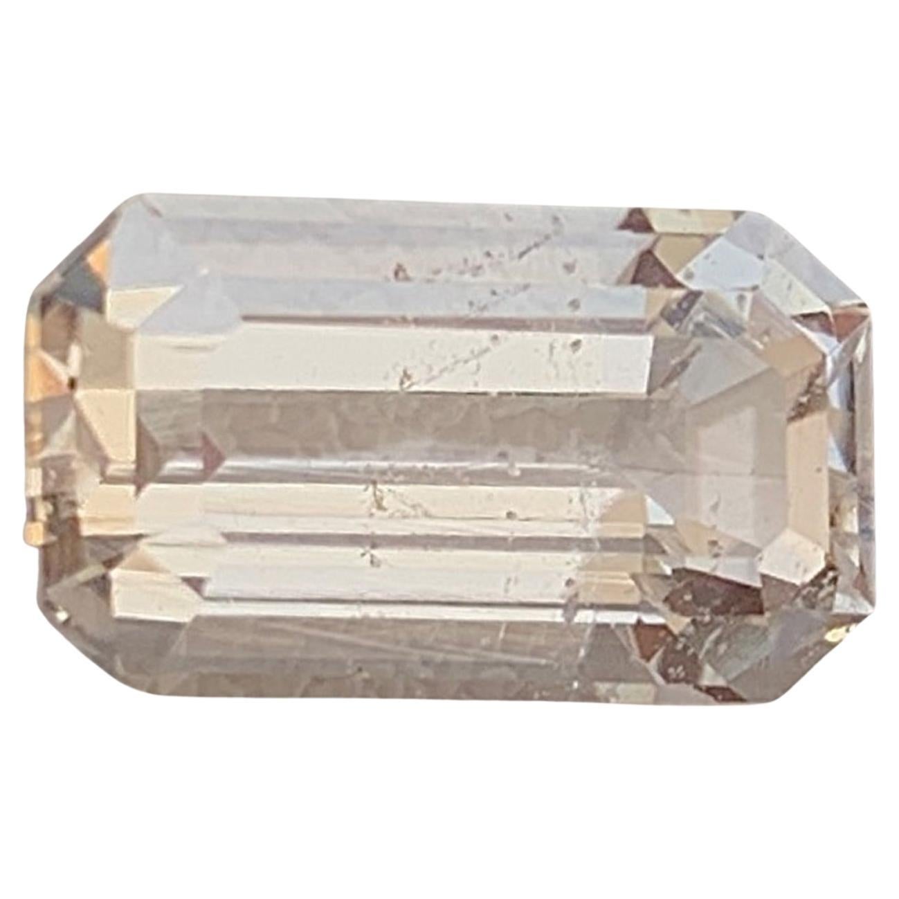 Gains Boro Farbe Morganit Edelstein natürlichen Smaragd-Schliff 3,36 CTs