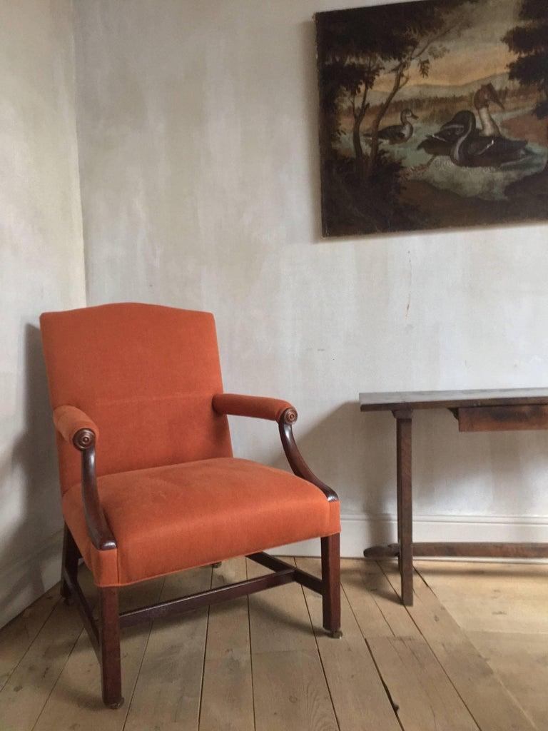 Georgien Fauteuil Gainsborough 19ème siècle en vente