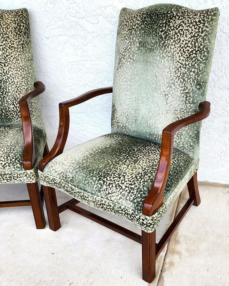 Gainsborough Lolling Armchairs Pair In Good Condition For Sale In Lake Worth, FL