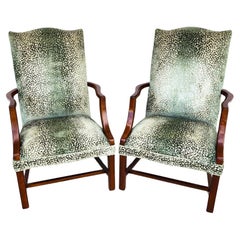 Vintage Gainsborough Lolling Armchairs Pair