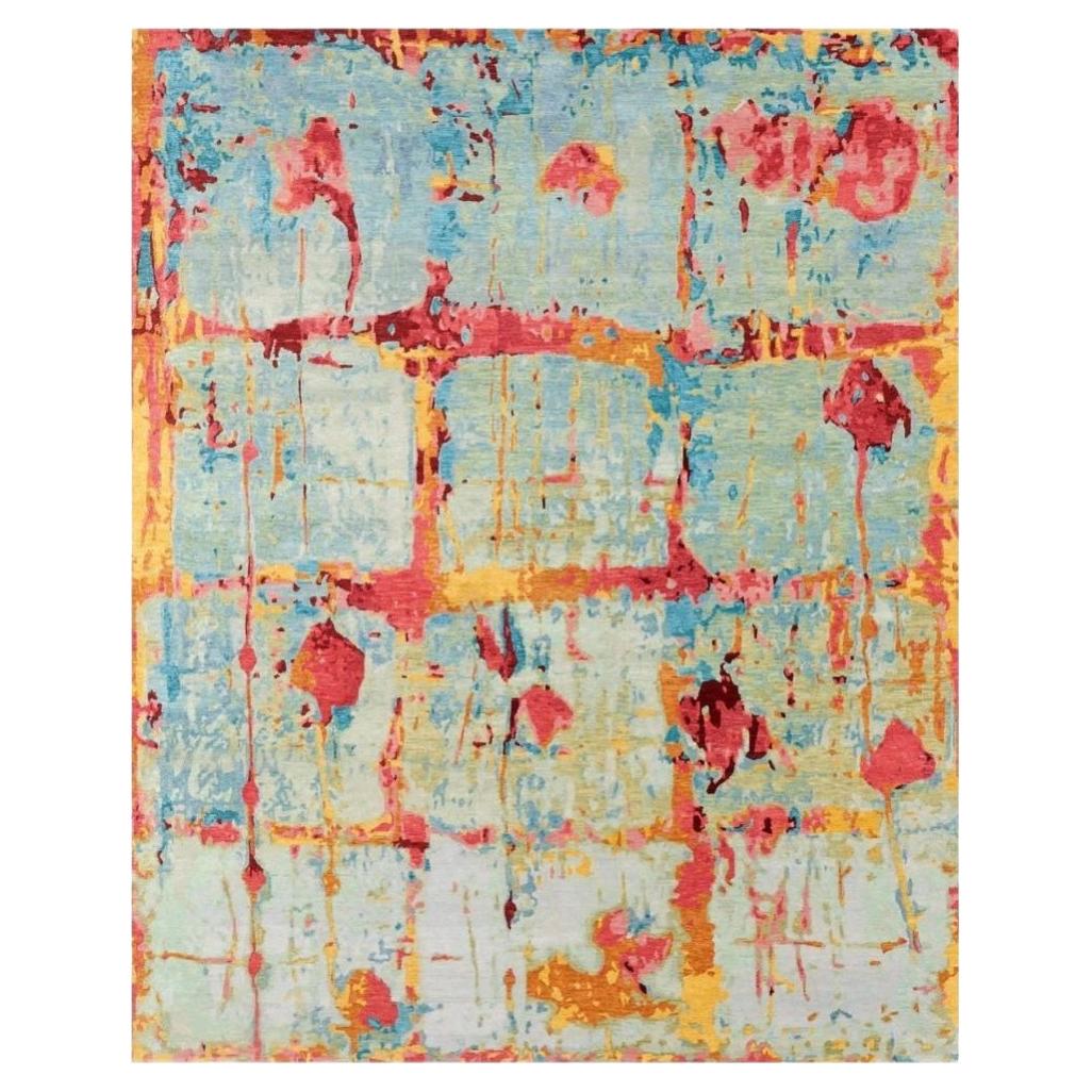 Gaio Hand-Knotted Modern Rug – 9' x 12' For Sale
