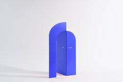 Blue eyes - abstract figurative sculpture