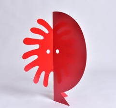 Red Sun - abstract figurative sculpture