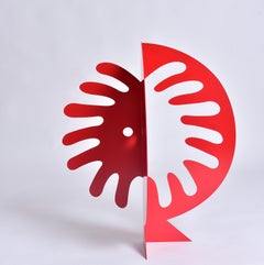 Red Sun - abstract figurative sculpture
