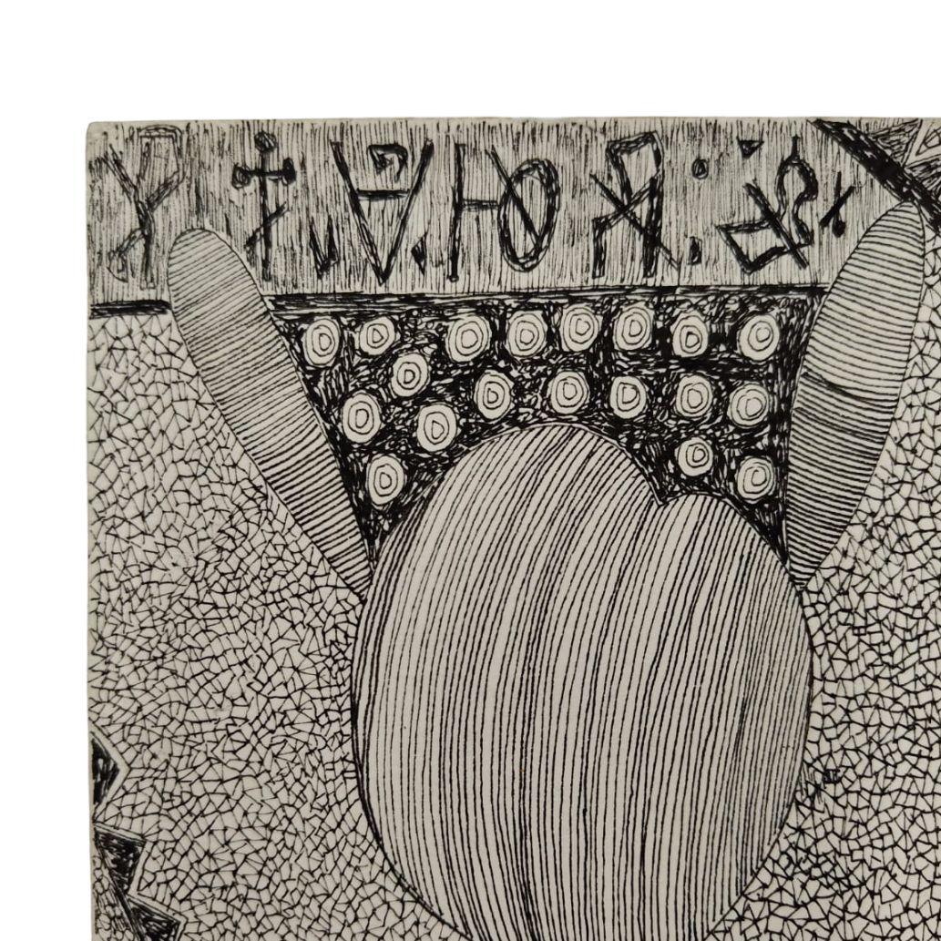 Gala Barbisan, Tusche auf Papier, 