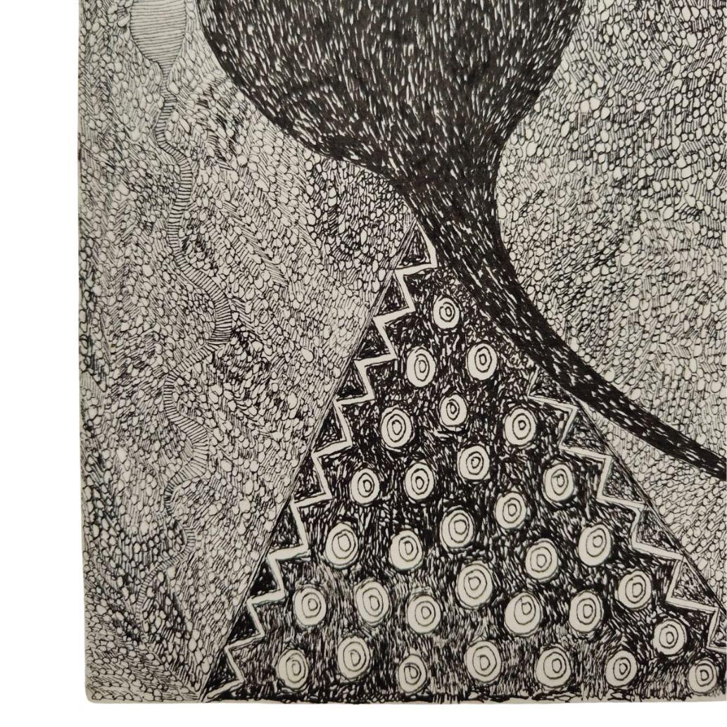 Gala Barbisan, Tusche auf Papier, 