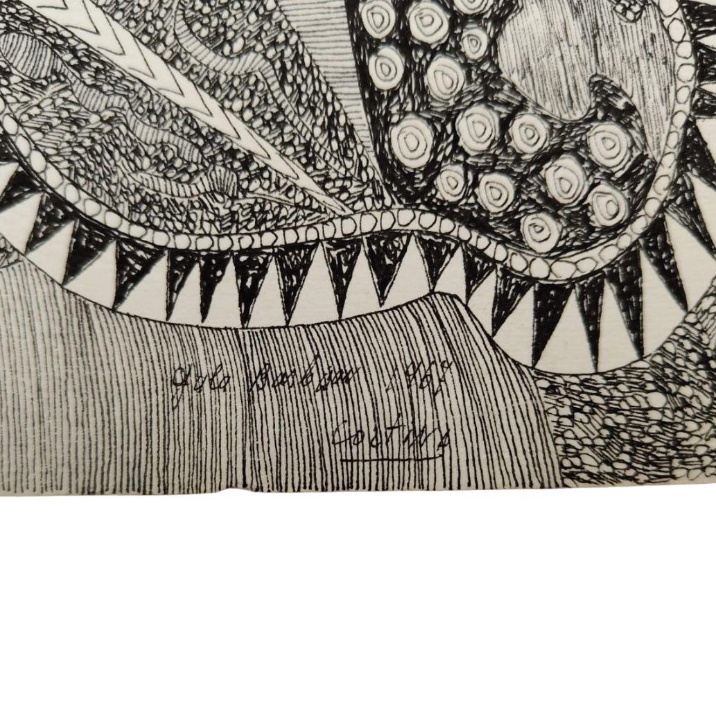 Gala Barbisan, Tusche auf Papier, 