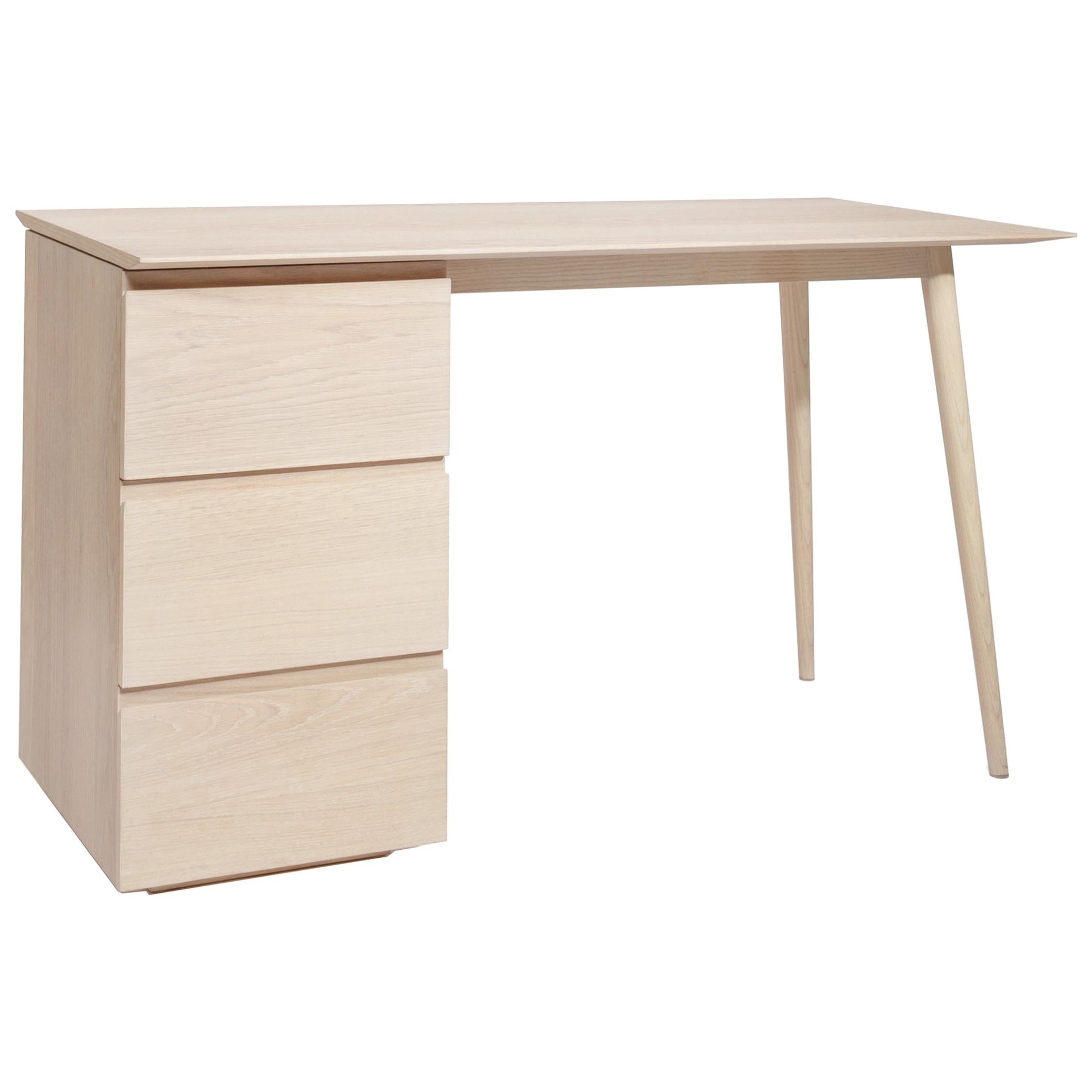 Gala ash wood structure and veneer cover Desk  For Sale