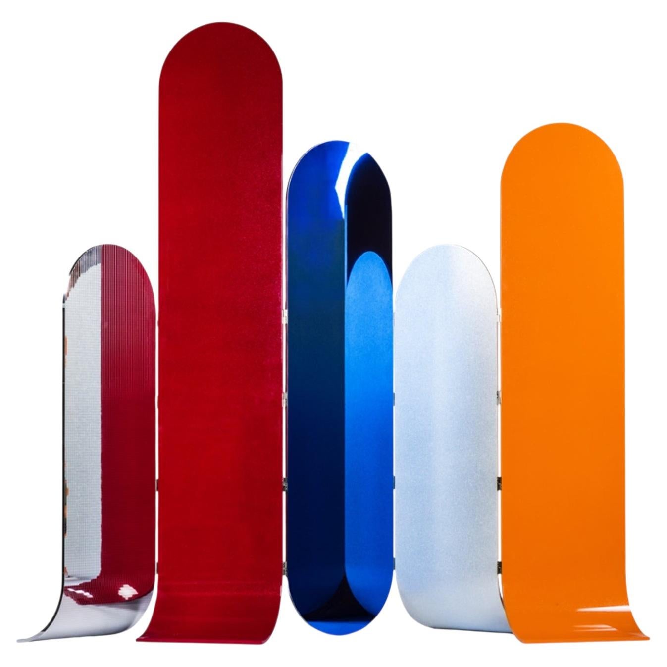 Galactica Bow Room Divider in Powder-Coated Aluminum by altreforme